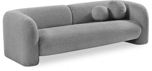 Emory Boucle Fabric Sofa Grey - 139Grey-S - Vega Furniture