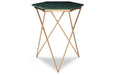 Engelton Green/Gold Accent Table - A4000526 - Vega Furniture