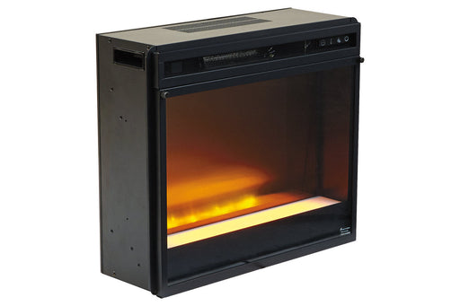 Entertainment Accessories Black Electric Fireplace Insert - W100-02 - Vega Furniture