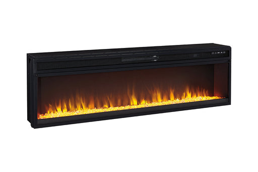 Entertainment Accessories Black Electric Fireplace Insert - W100-22 - Vega Furniture