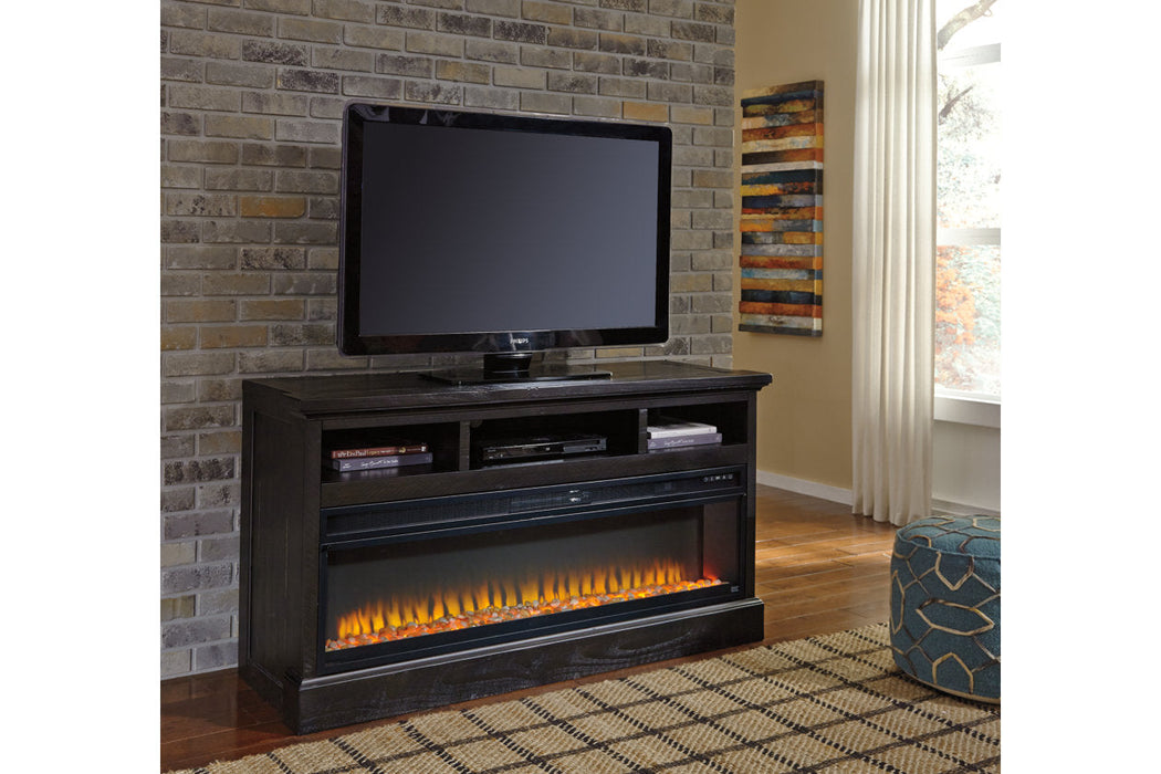 Entertainment Accessories Black Electric Fireplace Insert - W100-22 - Vega Furniture