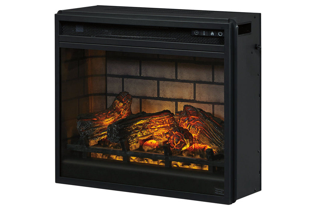 Entertainment Accessories Black Electric Infrared Fireplace Insert - W100-101 - Vega Furniture