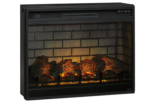 Entertainment Accessories Black Electric Infrared Fireplace Insert - W100-121 - Vega Furniture