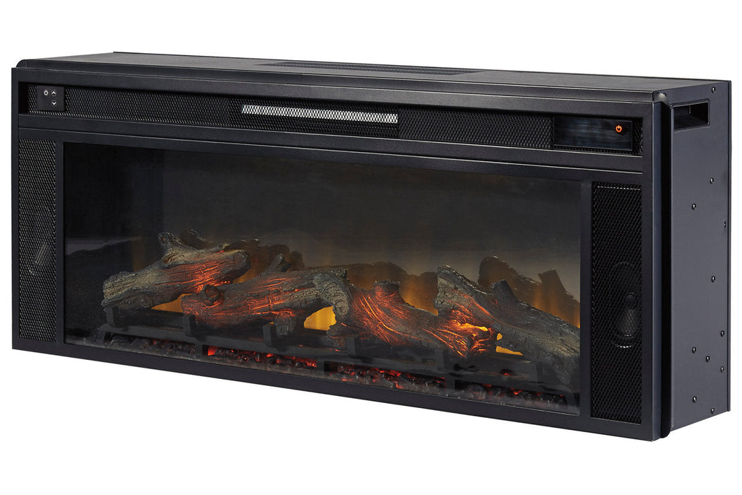 Entertainment Accessories Black Fireplace Insert - W100-12 - Vega Furniture