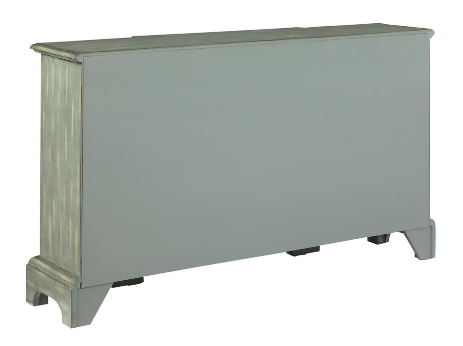 Erigeron Gray 4-Door Accent Cabinet - 950822 - Vega Furniture
