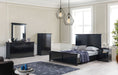 Erika Black 4-Piece Queen Bedroom Set - ERIKABEDROOM-4PCQ - Vega Furniture