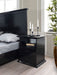 Erika Black 4-Piece Queen Bedroom Set - ERIKABEDROOM-4PCQ - Vega Furniture