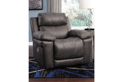 Erlangen Midnight Power Recliner - 3000413 - Vega Furniture