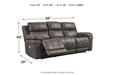 Erlangen Midnight Power Reclining Sofa - 3000415 - Vega Furniture