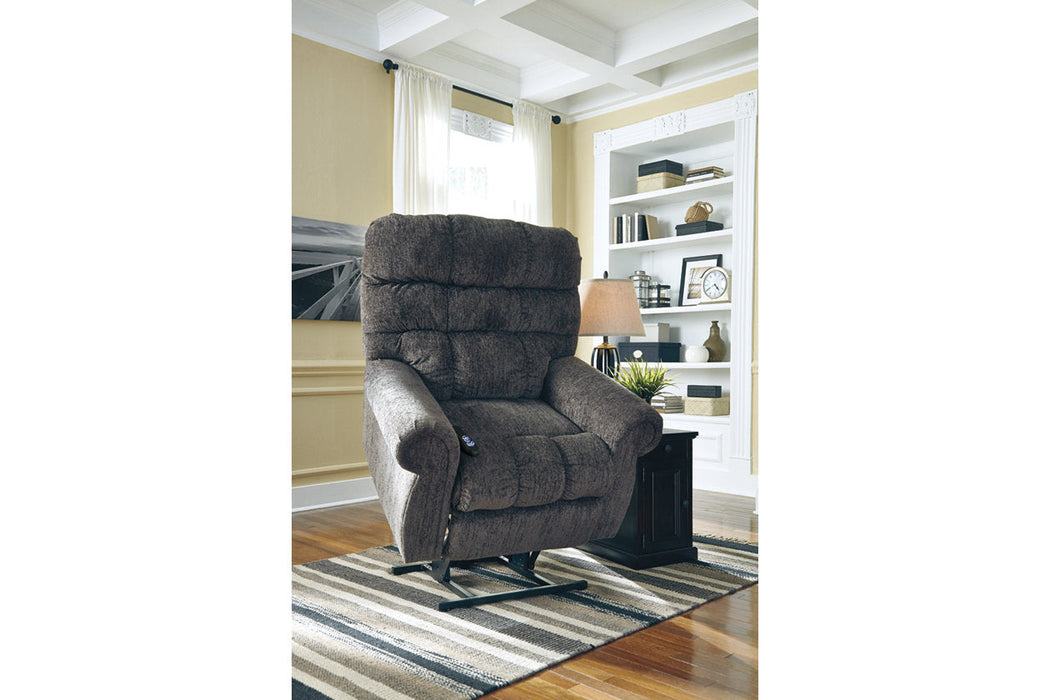 Ernestine Slate Power Lift Recliner - 9760112 - Vega Furniture