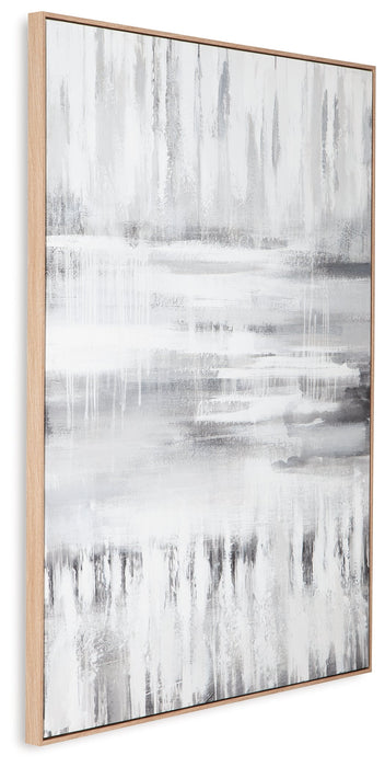 Estonbrook Gray/White Wall Art - A8000378 - Vega Furniture