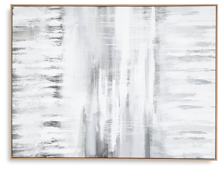 Estonbrook Gray/White Wall Art - A8000378 - Vega Furniture