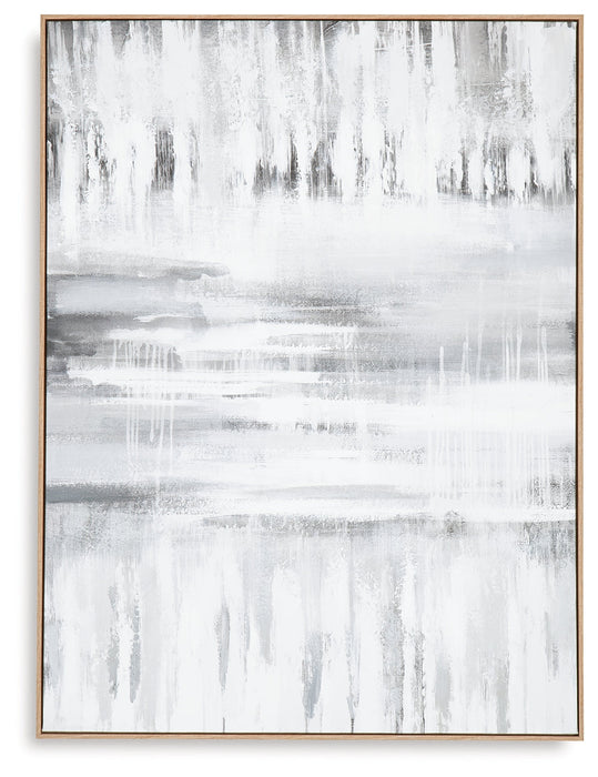 Estonbrook Gray/White Wall Art - A8000378 - Vega Furniture