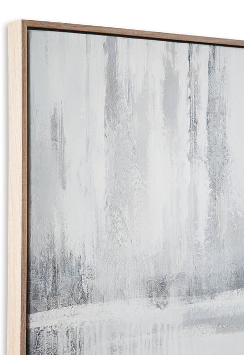 Estonbrook Gray/White Wall Art - A8000378 - Vega Furniture