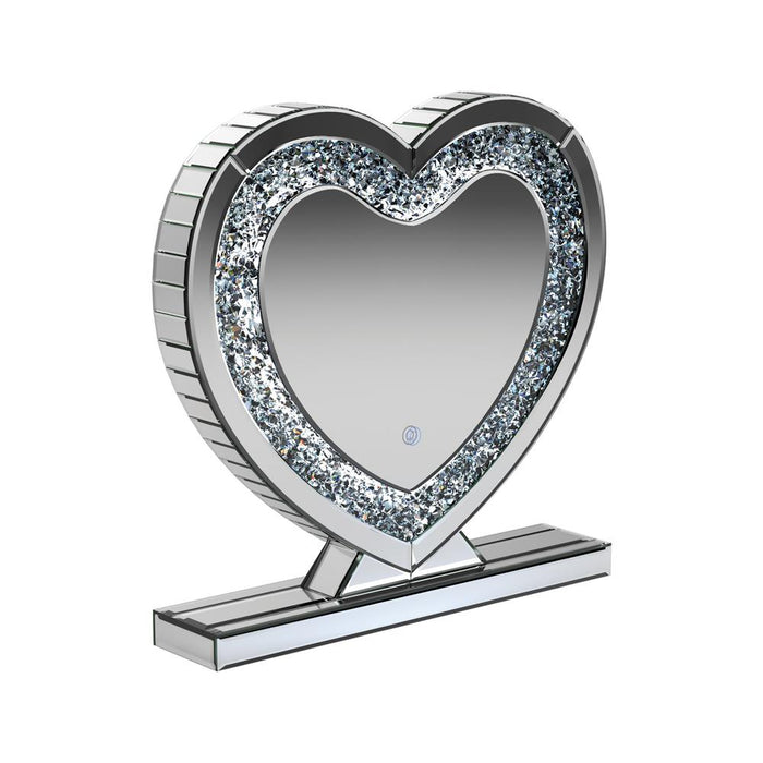 Euston Silver Heart Shape Table Mirror - 961528 - Vega Furniture