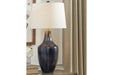 Evania Indigo Table Lamp - L207344 - Vega Furniture