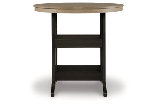 Fairen Trail Black/Driftwood Bar Table - P211-613 - Vega Furniture