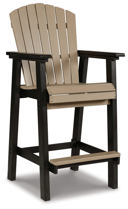 Fairen Trail Black/Driftwood Barstool, Set of 2 - P211-130 - Vega Furniture