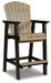 Fairen Trail Black/Driftwood Barstool, Set of 2 - P211-130 - Vega Furniture