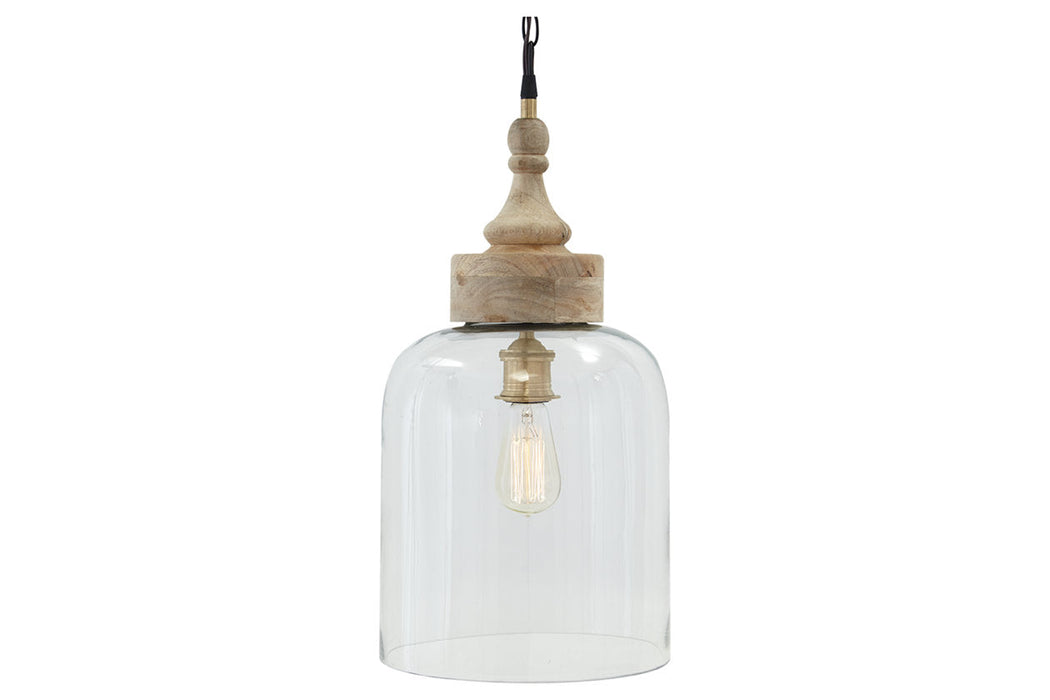 Faiz Transparent Pendant Light - L000148 - Vega Furniture