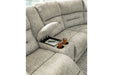 Family Den Pewter 3-Piece Power Reclining Sectional - SET | 5180201 | 5180275 | 5180277 - Vega Furniture