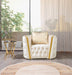 Fanci Ivory Velvet Chair - FANCIIVORY-CHAIR - Vega Furniture