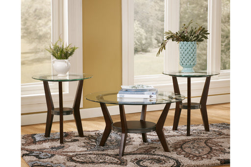 Fantell Dark Brown Table, Set of 3 - T210-13 - Vega Furniture