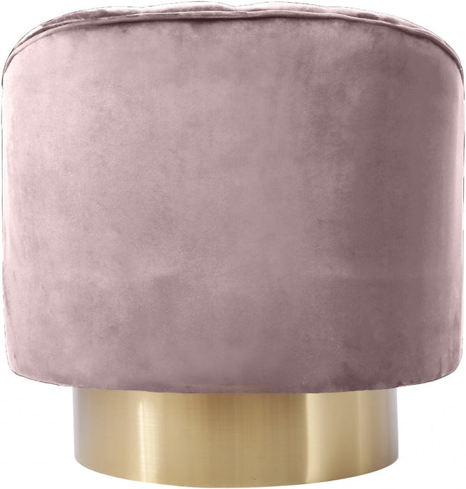 Farrah Pink Velvet Chair - 520Pink - Vega Furniture