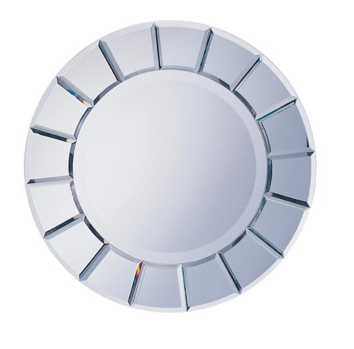 Fez Silver Round Sun-Shaped Mirror - 8637 - Vega Furniture