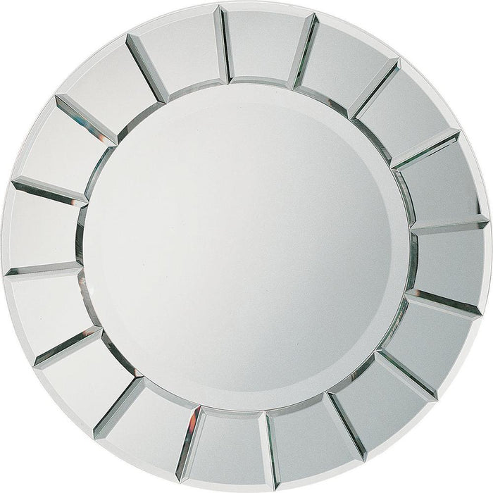Fez Silver Round Sun-Shaped Mirror - 8637 - Vega Furniture