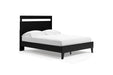 Finch Black/Brown Queen Panel Platform Bed - SET | EB3392-113 | EB3392-157 - Vega Furniture