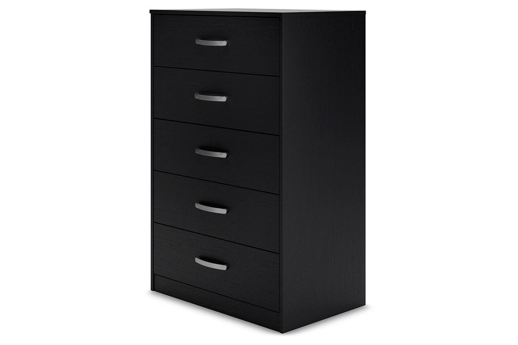 Finch Black Chest of Drawers - EB3392-245 - Vega Furniture