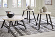 Fladona Black/White Table (Set of 3) - T243-13 - Vega Furniture