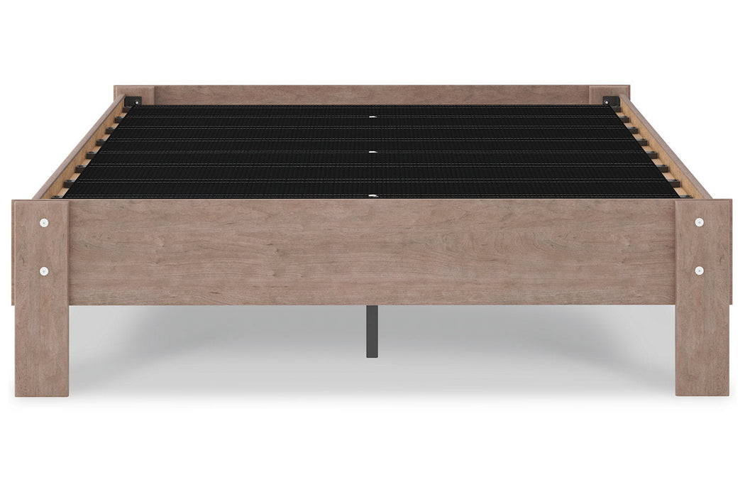 Flannia Gray Full Platform Bed - EB2520-112 - Vega Furniture