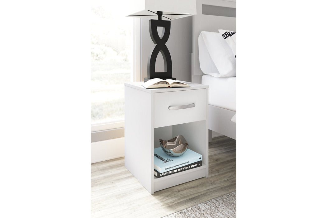 Flannia White Nightstand - EB3477-291 - Vega Furniture