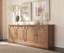 Florence Rustic Smoke 4-Door Sideboard - 180205 - Vega Furniture