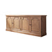 Florence Rustic Smoke 4-Door Sideboard - 180205 - Vega Furniture