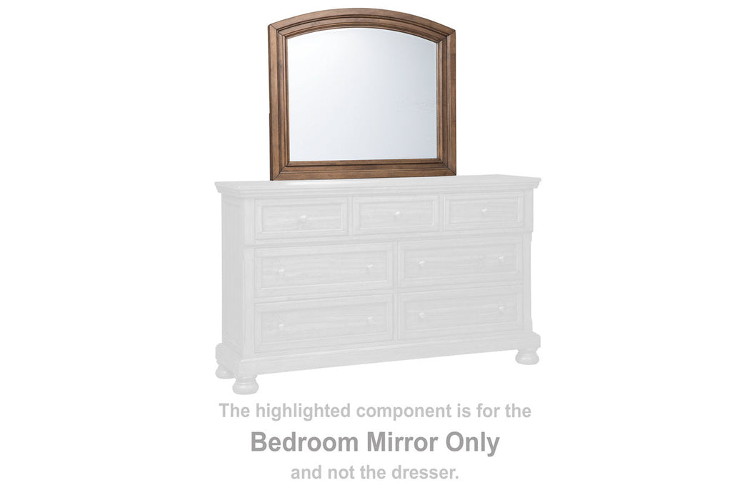 Flynnter Medium Brown Bedroom Mirror (Mirror Only) - B719-36 - Vega Furniture