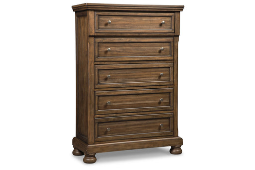 Flynnter Medium Brown Chest of Drawers - B719-46 - Vega Furniture