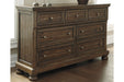 Flynnter Medium Brown Dresser - B719-31 - Vega Furniture