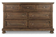 Flynnter Medium Brown Dresser - B719-31 - Vega Furniture