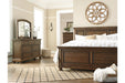 Flynnter Medium Brown King Panel Bed - SET | B719-56 | B719-58 | B719-97 - Vega Furniture