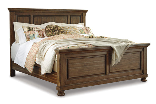 Flynnter Medium Brown Queen Panel Bed - SET | B719-54 | B719-57 | B719-96 - Vega Furniture