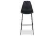 Forestead Black Bar Height Barstool, Set of 2 - D130-130 - Vega Furniture