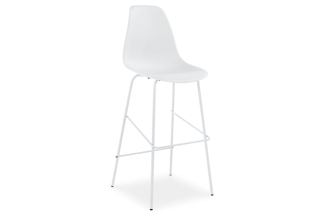 Forestead White Bar Height Barstool, Set of 2 - D130-230 - Vega Furniture