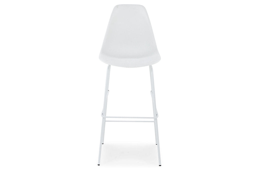 Forestead White Bar Height Barstool, Set of 2 - D130-230 - Vega Furniture