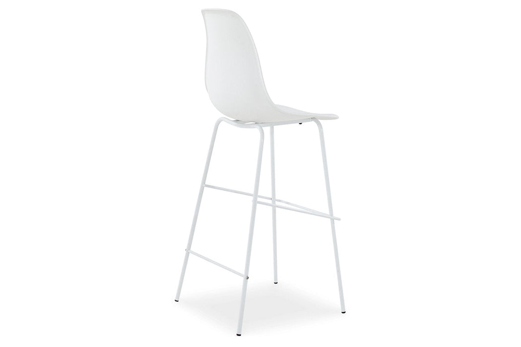 Forestead White Bar Height Barstool, Set of 2 - D130-230 - Vega Furniture