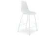 Forestead White Counter Height Barstool, Set of 2 - D130-224 - Vega Furniture