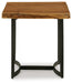 Fortmaine Brown/Black End Table - T872-3 - Vega Furniture