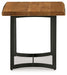 Fortmaine Brown/Black End Table - T872-3 - Vega Furniture